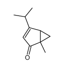4-isopropyl-1-methyl-bicyclo[3.1.0]hex-3-en-2-one结构式