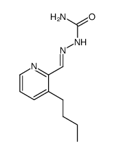 3-butyl-pyridine-2-carbaldehyde semicarbazone结构式