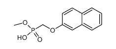 [2]naphthyloxymethyl-phosphonic acid monomethyl ester结构式