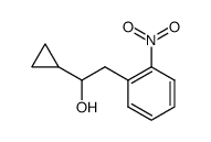 1-cyclopropyl-2-(2-nitrophenyl)ethanol Structure