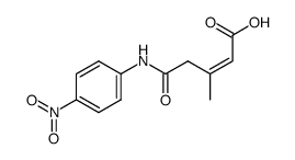 3-methyl-4-(4-nitro-phenylcarbamoyl)-cis-crotonic acid结构式