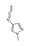 4-isothiocyanato-1-methyl-1H-pyrazole structure