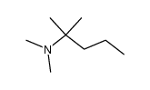 (1,1-dimethyl-butyl)-dimethyl-amine结构式