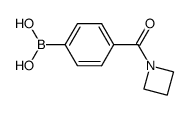 4-(氮杂环丁烷-1-羰基)苯硼酸结构式