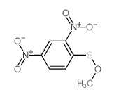 Benzenesulfenic acid,2,4-dinitro-, methyl ester structure