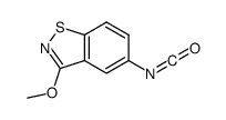 5-isocyanato-3-methoxy-1,2-benzothiazole结构式