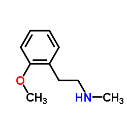 2-(2-Methoxyphenyl)-N-methylethanamine Structure