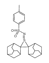 N-(1'l4-dispiro[adamantane-2,2'-thiirane-3',2''-adamantan]-1'-ylidene)-4-methylbenzenesulfonamide Structure