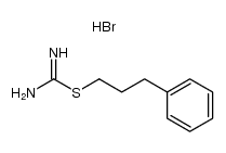 S-(3-phenyl-propyl)-isothiourea, hydrobromide structure