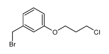 1-(bromomethyl)-3-(3-chloropropoxy)benzene结构式