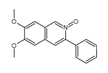 6,7-dimethoxy-3-phenylisoquinoline 2-oxide结构式