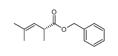 (R)-2,4-Dimethyl-pent-3-enoic acid benzyl ester Structure