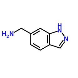 1-(1H-Indazol-6-yl)methanamine结构式