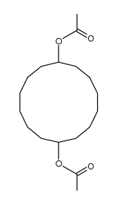 1,8-diacetoxy-cyclotetradecane Structure