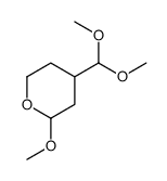 4-(dimethoxymethyl)-2-methoxyoxane结构式