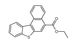 benzo[b]naphtho[1,2-d]thiophene-5-carboxylic acid ethyl ester结构式