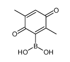 (2,5-dimethyl-3,6-dioxocyclohexa-1,4-dien-1-yl)boronic acid结构式