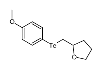 2-[(4-methoxyphenyl)tellanylmethyl]oxolane Structure