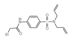 2-Bromo-N-{4-[(diallylamino)sulfonyl]-phenyl}acetamide结构式