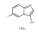 3-Bromo-6-chloroimidazo[1,2-a]pyridine hydrobromide Structure