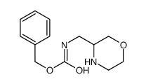 3-N-cbz-氨基甲基吗啉结构式