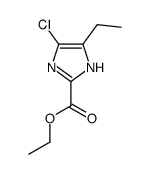 Ethyl 5-chloro-4-ethyl-1H-imidazole-2-carboxylate Structure