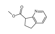 methyl 6,7-dihydro-5H-cyclopenta[b]pyridine-7-carboxylate结构式