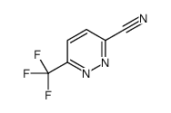 6-(Trifluoromethyl)-3-pyridazinecarbonitrile Structure