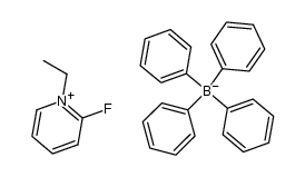 2-fluoro-N-ethylpyridinium tetraphenylborate结构式