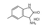 3-Amino-5-Methyl-1,3-Dihydro-2H-Indol-2-One Hydrochloride结构式