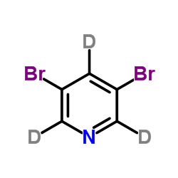 3,5-Dibromopyridine-d3 Structure
