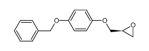 (S)-{[4-(Phenylmethoxy)phenoxy]methyl}-oxirane Structure