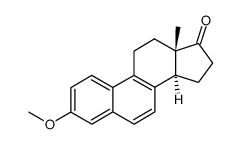 Estra-1,3,5,7,9-pentaen-17-one,3-methoxy-, (14b)-(9CI)结构式
