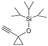 1-Ethynyl-1-(triisopropylsilyloxy)cyclopropane结构式