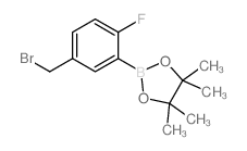 2-(5-(BROMOMETHYL)-2-FLUOROPHENYL)-4,4,5,5-TETRAMETHYL-1,3,2-DIOXABOROLANE picture