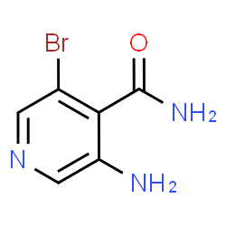 3-Amino-5-bromoisonicotinamide结构式