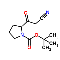 2-Methyl-2-propanyl (2R)-2-(cyanoacetyl)-1-pyrrolidinecarboxylate picture