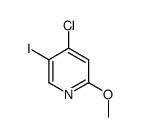 4-Chloro-5-iodo-2-methoxy-pyridine Structure