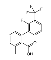 2-[2-fluoro-3-(trifluoromethyl)phenyl]-6-methylbenzoic acid Structure