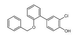 2-chloro-4-(2-phenylmethoxyphenyl)phenol Structure