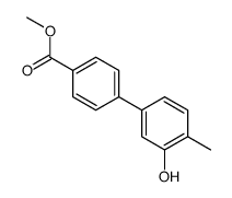methyl 4-(3-hydroxy-4-methylphenyl)benzoate结构式
