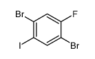 1,4-dibromo-2-fluoro-5-iodobenzene结构式