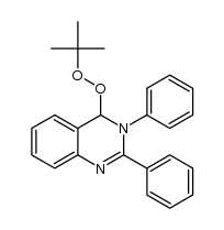 4-(tert-butylperoxy)-2,3-diphenyl-3,4-dihydroquinazoline结构式
