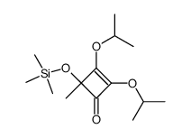 2,3-Diisopropoxy-4-methyl-4-(trimethylsiloxy)-cyclobut-2-en-1-one结构式