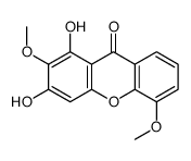 1,3-dihydroxy-2,5-dimethoxyxanthen-9-one Structure