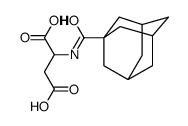 2-(adamantane-1-carbonylamino)butanedioic acid Structure