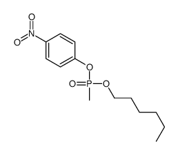 1-[hexoxy(methyl)phosphoryl]oxy-4-nitrobenzene结构式