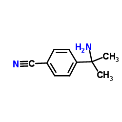 4-(2-Amino-2-propanyl)benzonitrile Structure