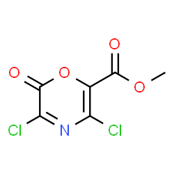 2H-1,4-Oxazine-6-carboxylic acid,3,5-dichloro-2-oxo-,methyl ester Structure