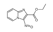 ethyl 3-nitrosoimidazo<1,2-a>pyridine-2-carboxylate结构式